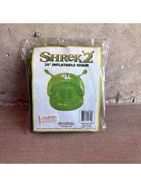 NEW Rare Shrek 2 Dreamworks 20” Inflatable Chair 2004 Movie Promo New Y2K